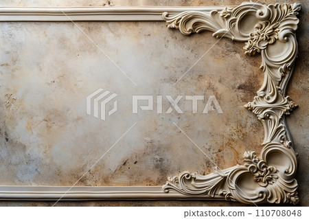 Antique frame AI generated image AI image 110708048