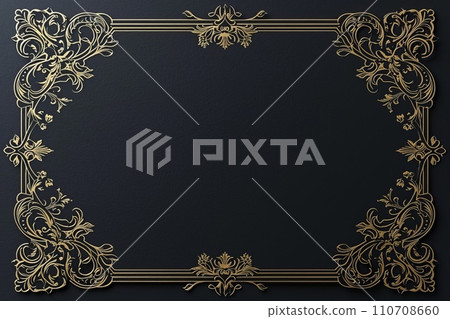 金色仿古框 AI 生成圖像 AI 圖像 110708660