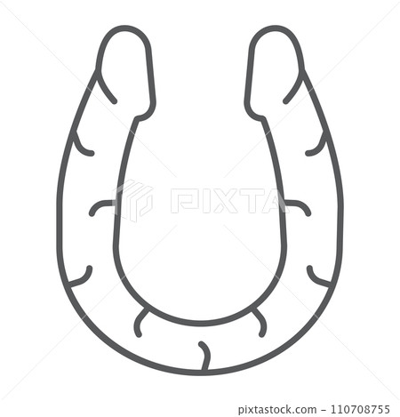 Double dildo thin line icon, sex toy and adult, double penis toy sign, vector graphics, a linear pattern on a white background, eps 10. Double dildo thin line icon, sex toy and adult, double penis toy sign, vector graphics, a linear pattern on a white background, eps 10. 110708755
