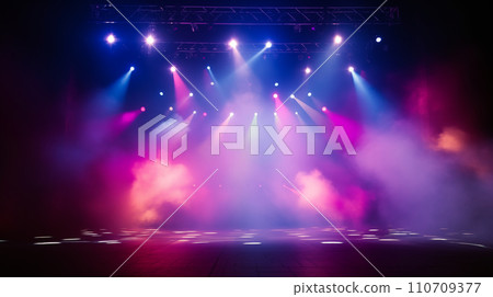 colorful smoke stage colorful smoke stage 110709377