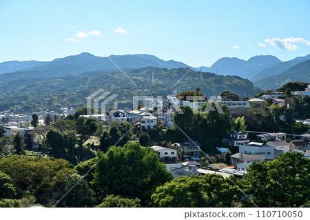 Ishigakiyama Castle, a one-night castle built by Toyotomi Hideyoshi, seen from Odawara Castle in Sagami Province 110710050