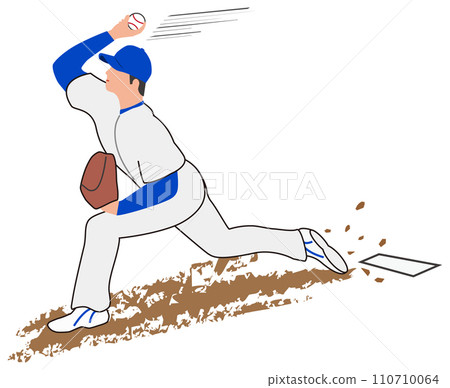 Baseball pitcher Baseball pitcher 110710064