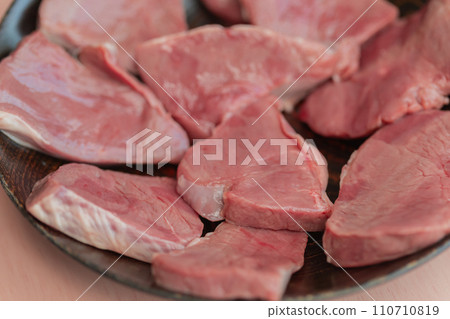 Fresh beef heart (beef heart) 110710819