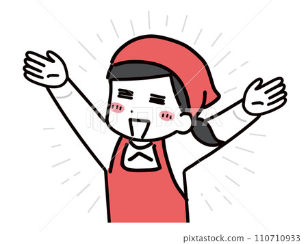 喜出望外的女收銀員 喜出望外的女收銀員 110710933