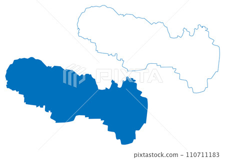 Litlumvatnet Lake (Kingdom of Norway, Sweden) map vector illustration, scribble sketch Lill-Uman or Jovsjaevrie map Litlumvatnet Lake (Kingdom of Norway, Sweden) map vector illustration, scribble sketch Lill-Uman or Jovsjaevrie map 110711183