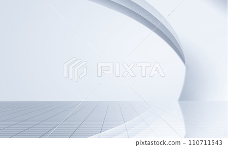 现代抽象建筑地面背景汽车广告场景图 110711543