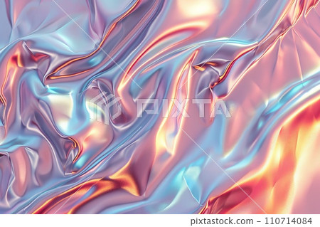 Abstract gradient melty metallics background 110714084