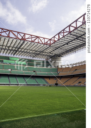 Scenery of San Siro stadium in Milan, the sacred place of football 110714276
