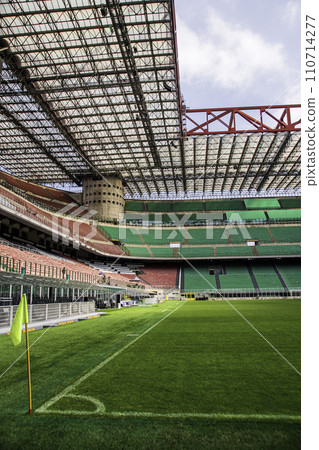 Scenery of San Siro stadium in Milan, the sacred place of football Scenery of San Siro stadium in Milan, the sacred place of football 110714277