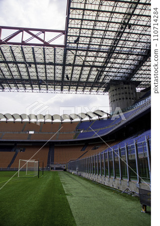Scenery of San Siro stadium in Milan, the sacred place of football Scenery of San Siro stadium in Milan, the sacred place of football 110714284
