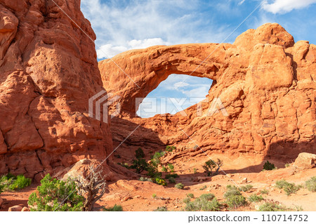 South Window Arch in Arches National Park in Utah 110714752