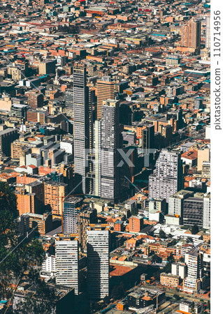 Cityscape view of Bogota, capital city of Colombia, and one of the largest cities in the world. Cityscape view of Bogota, capital city of Colombia, and one of the largest cities in the world. 110714956