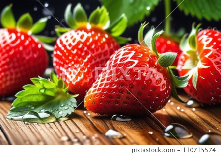 close-up of strawberry macro background close-up of strawberry macro background 110715574