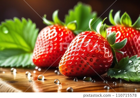 close-up of strawberry macro background close-up of strawberry macro background 110715578