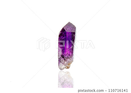 macro mineral stone amethyst on a white background 110716141