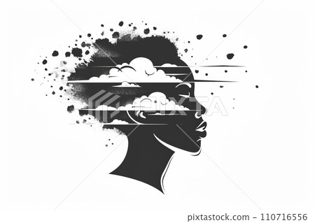 Heart art AI image 24 that abstractly and artistically expresses a troubled mind and complex psychological state. Heart art AI image 24 that abstractly and artistically expresses a troubled mind and complex psychological state. 110716556