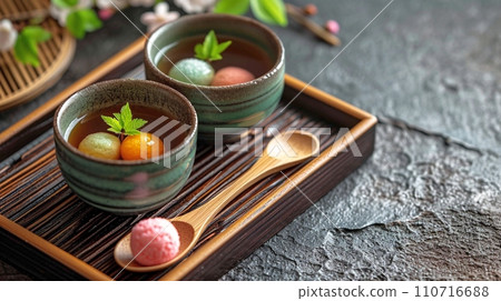 絢麗多彩的麻糬豆沙 110716688