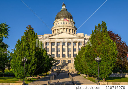 Utah State Capitol building on a sunny day in Salt Lake City, UT Utah State Capitol building on a sunny day in Salt Lake City, UT 110716978