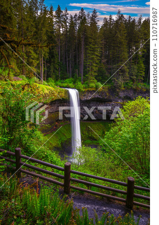 South Falls in Silver Falls State Park, Oregon 110716987