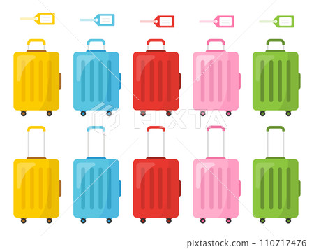 手提箱插畫素材集 110717476