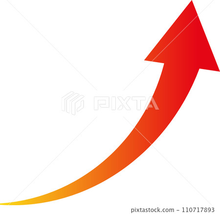 箭頭向上漸變 箭頭向上漸變 110717893