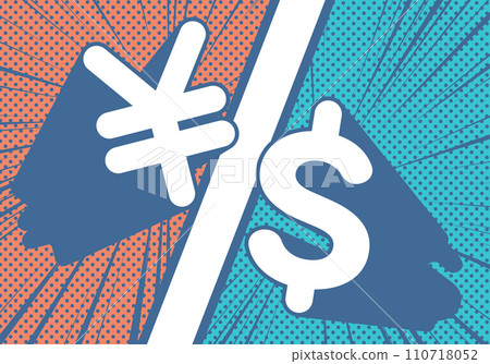 Yen and dollar background material 110718052