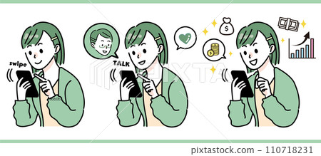 Summary set 02 for women who use smartphones on a daily basis 110718231