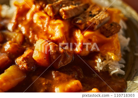 fried pork cutlet curry with rice fried pork cutlet curry with rice 110718303