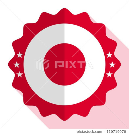 Japan quality emblem, label, sign, button. Vector illustration. 110719076