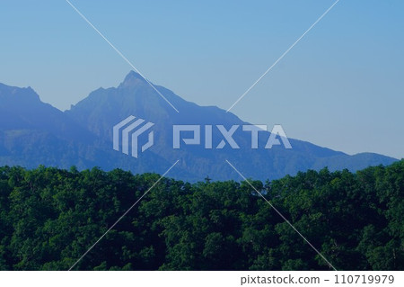 Mt. Nipesotu from Mt. Ishikari Schneider Course Mt. Nipesotu from Mt. Ishikari Schneider Course 110719979