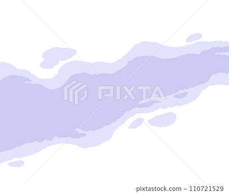 Hand-drawn background material with a hazy and disturbing atmosphere (color) 110721529
