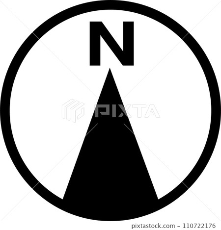 Direction illustration Direction illustration 110722176