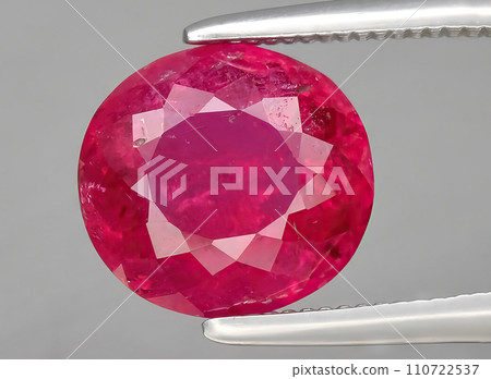 natural pink tourmaline rubellite gem on the background natural pink tourmaline rubellite gem on the background 110722537