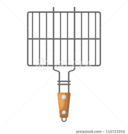 Grill grate. Vector illustration on a white background 110723058