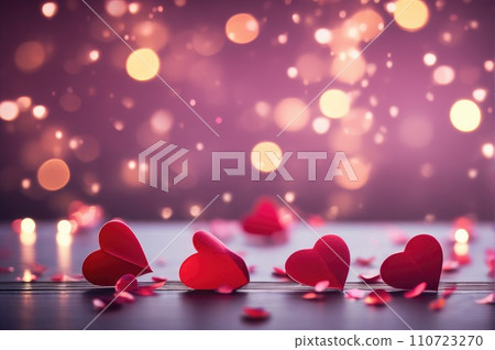 saint valentine's day background with copy space. Holiday love backdrop with hearts saint valentine's day background with copy space. Holiday love backdrop with hearts 110723270
