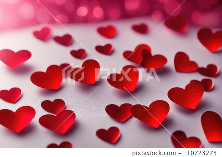 saint valentine's day background with copy space. Holiday love backdrop with hearts saint valentine's day background with copy space. Holiday love backdrop with hearts 110723273