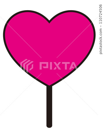 心形偶像粉絲圖示（粉底）/心形粉絲 110724506