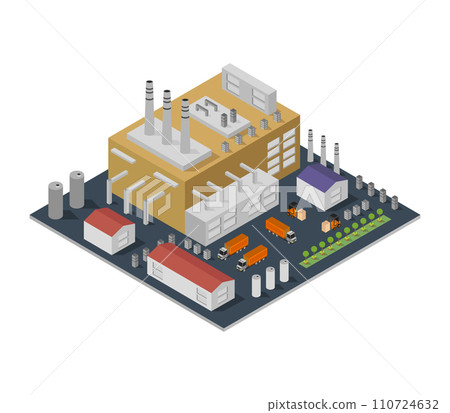 Isometric industry Isometric industry 110724632