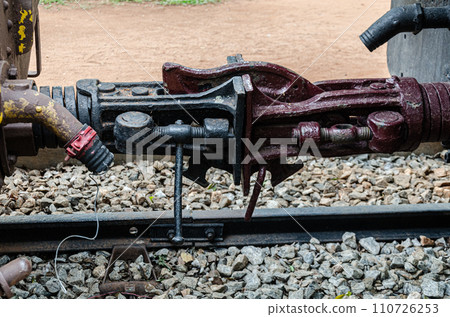 Old railway wagon coupling Old railway wagon coupling 110726253