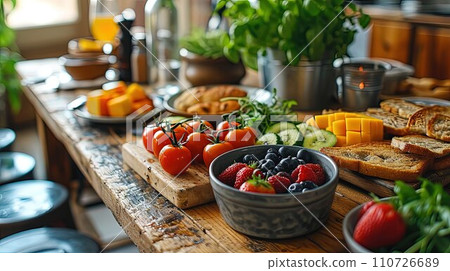 Clean and Wholesome: Breakfast Essentials for a Balanced and Healthy Day Clean and Wholesome: Breakfast Essentials for a Balanced and Healthy Day 110726689