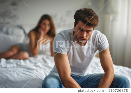 Beauty in Sadness: Thoughtful Model Beauty in Sadness: Thoughtful Model 110726878