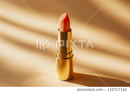 Serene Glam: Peach Fuzz Lipstick in Soft Background Serene Glam: Peach Fuzz Lipstick in Soft Background 110727182