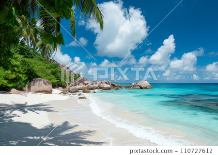 Island Oasis: Turquoise Waters and Sandy Shores 110727612