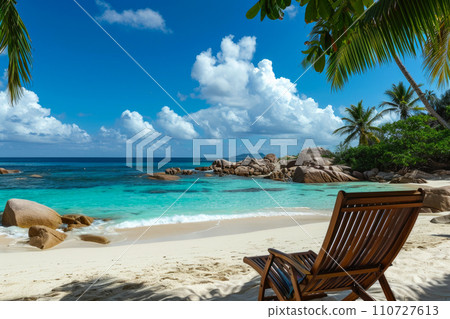 Paradise Found: Tranquil Tropical Beach Paradise Found: Tranquil Tropical Beach 110727613