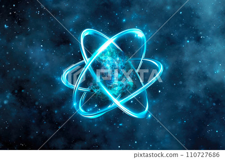 Cosmic Dance of Electrons around Atomic Core Cosmic Dance of Electrons around Atomic Core 110727686