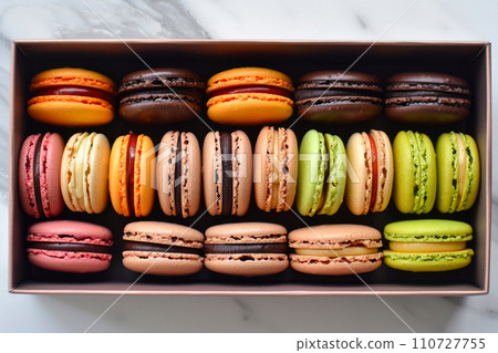 Opulent Delicacies: Rainbow Macaroon Splendor Opulent Delicacies: Rainbow Macaroon Splendor 110727755