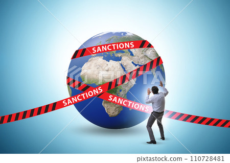 Concept of global political and economic sanctions Concept of global political and economic sanctions 110728481