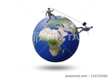 Illustration of global international conflict Illustration of global international conflict 110728489