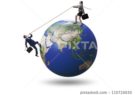 Illustration of global international conflict Illustration of global international conflict 110728830