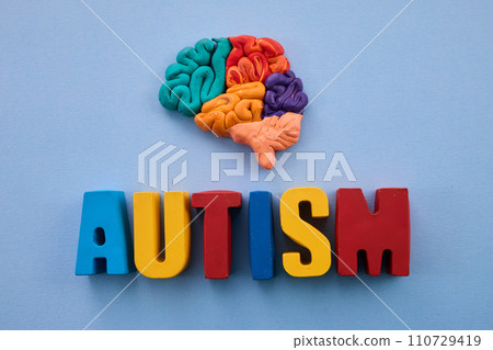 Mental health support and autistic brain and autism disorder symptoms or Asperger syndrome 110729419